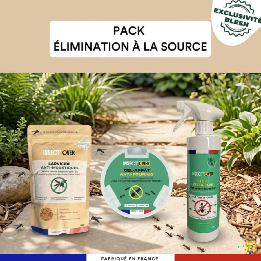 Pack « élimination à la source » (moustiques + fourmis)