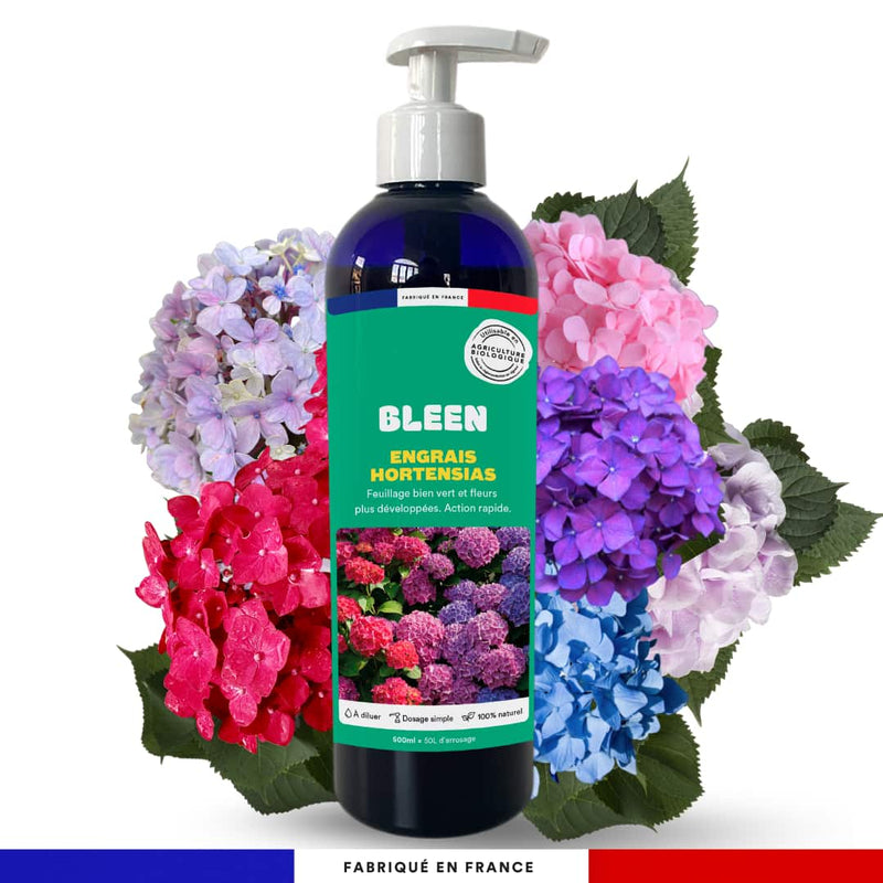 Engrais liquide hortensias