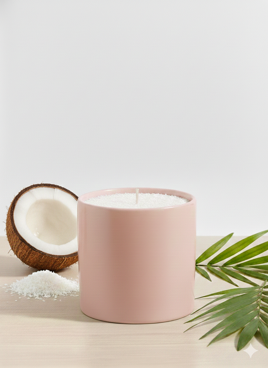 Bougie sable parfumée