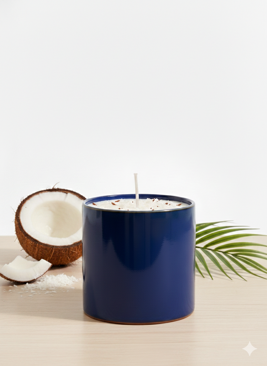 Bougie sable parfumée