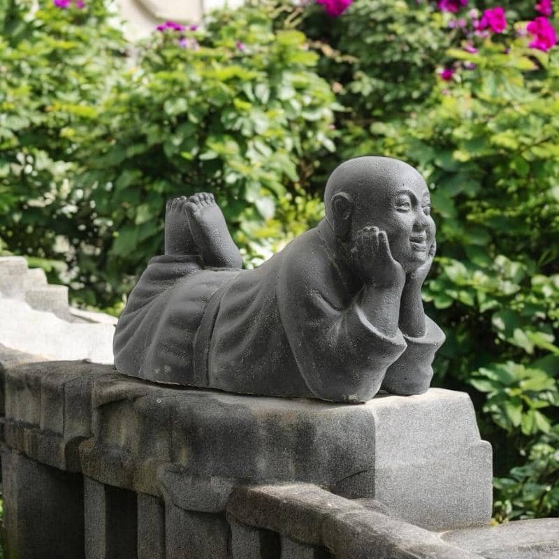 Statue Moine Couché - 80 cm