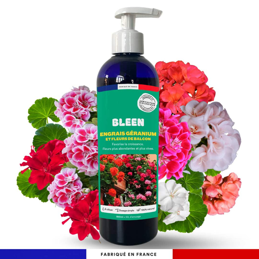 Engrais liquide géraniums et fleurs de balcon